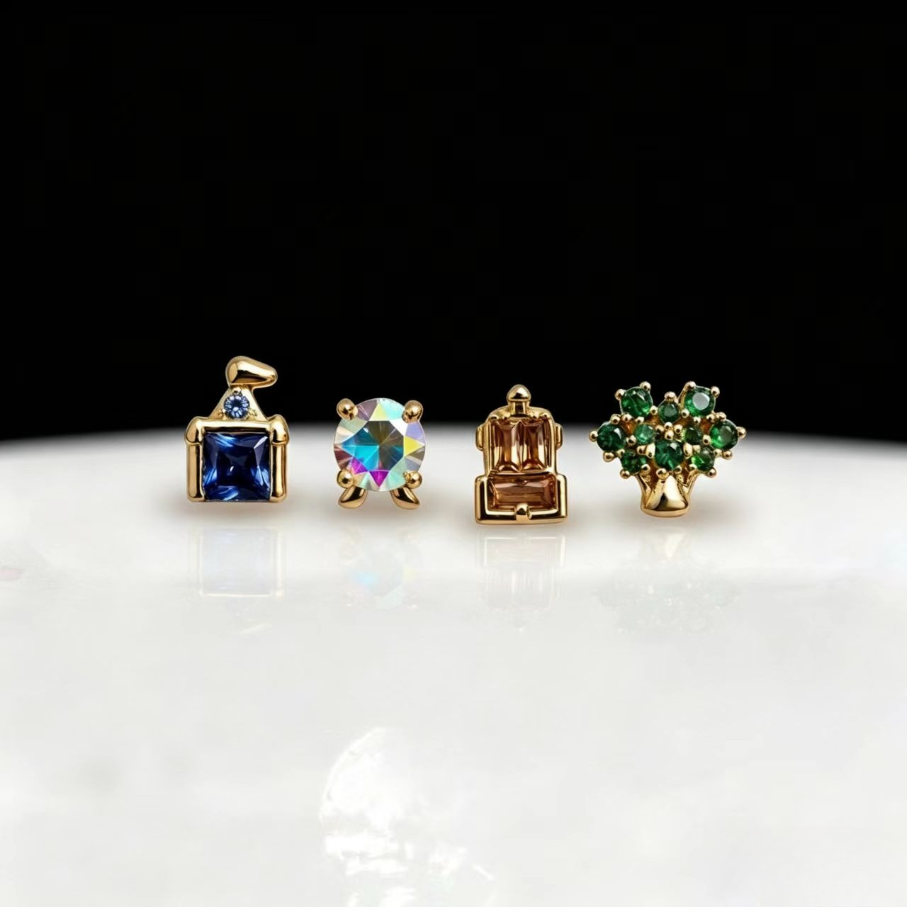 Earrings - 여자를위한 새로운 절묘한 귀여운 놀이 공원