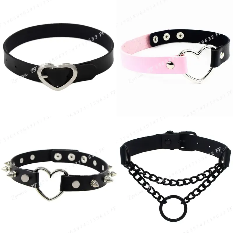하라주쿠 펑크 록 고딕 초커 목걸이 여성 섹시 PU 가 - Goth Punk Spike Choker 리뷰 및 가격