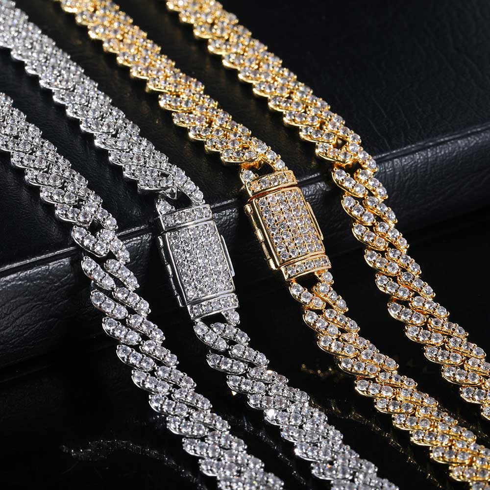8MM1Row 지르콘 여성용 목걸이 아이스드 아웃 남성 - Cuban Link Chain 12Mm 리뷰 및 가격