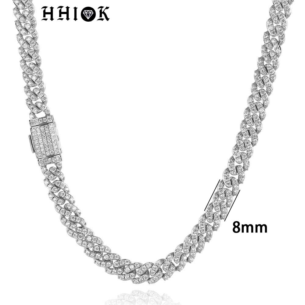 8MM1Row 지르콘 여성용 목걸이 아이스드 아웃 남성 - Cuban Link Chain 12Mm 리뷰 및 가격