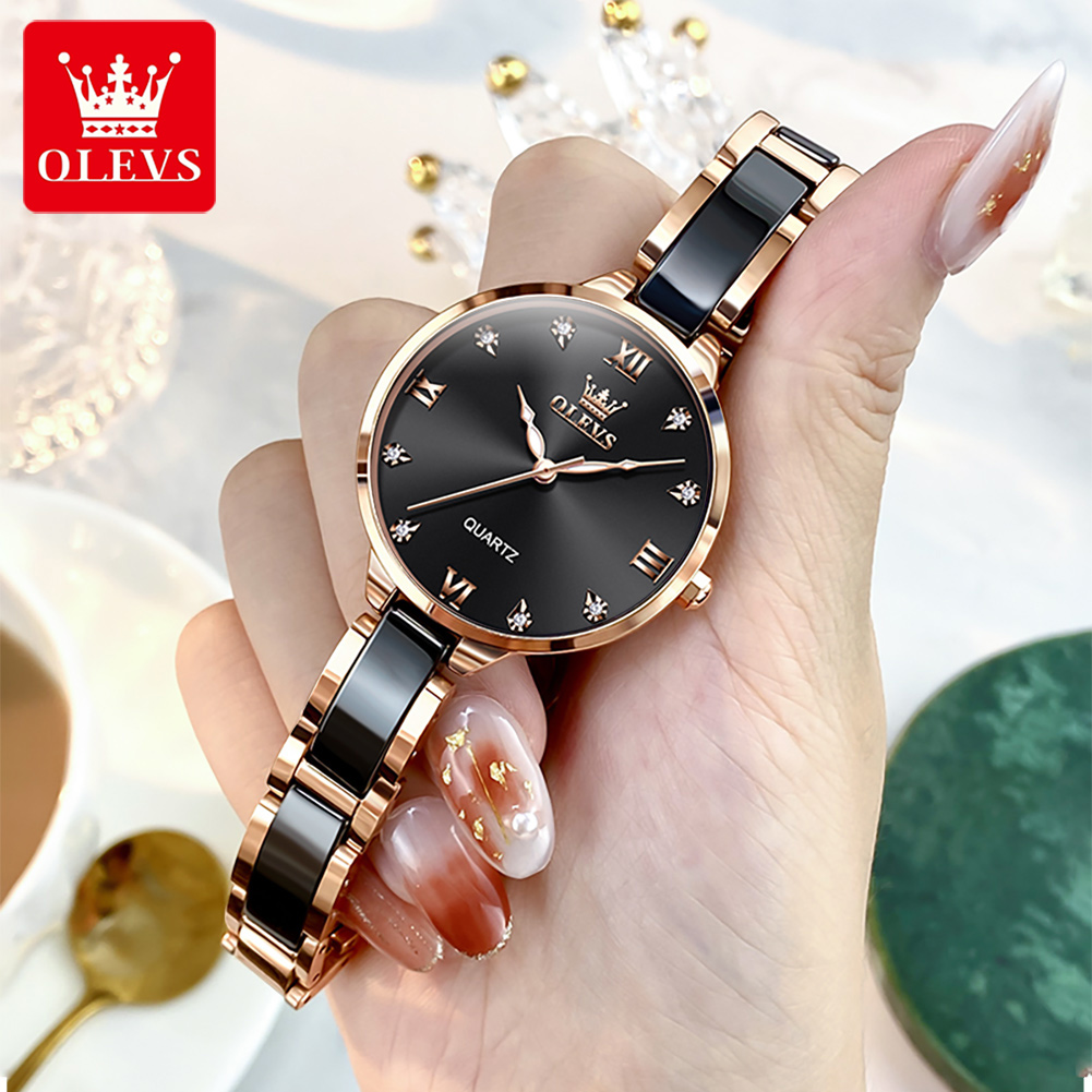OLEVS 5872 여성용 쿼츠 손목시계 방수 시계 여 - Watch Accessories 리뷰 및 가격