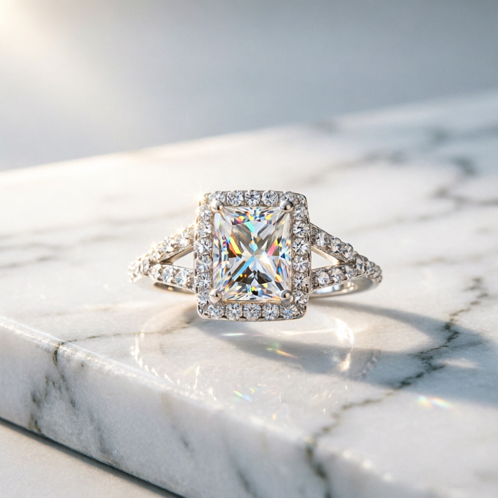 인기리에 판매 중인 패션 반지, 100% S925 실버 - Moissanite Engagement Ring 1 Carat 리뷰 및 가격