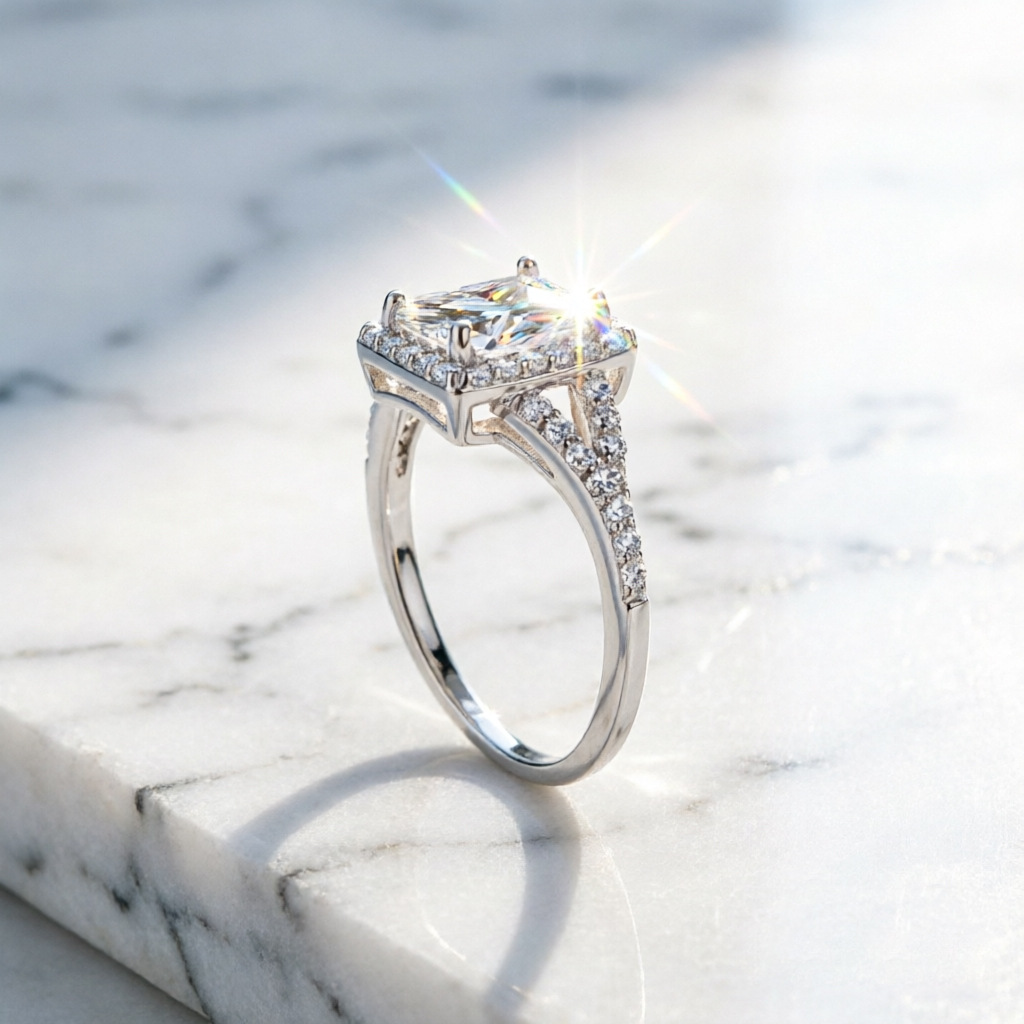 인기리에 판매 중인 패션 반지, 100% S925 실버 - Moissanite Engagement Ring 1 Carat 리뷰 및 가격