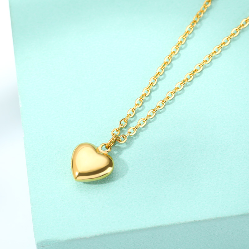 패션 목걸이 2022 여자 스테인레스 스틸 러브 하트  - Heart Locket Necklace Photo 리뷰 및 가격