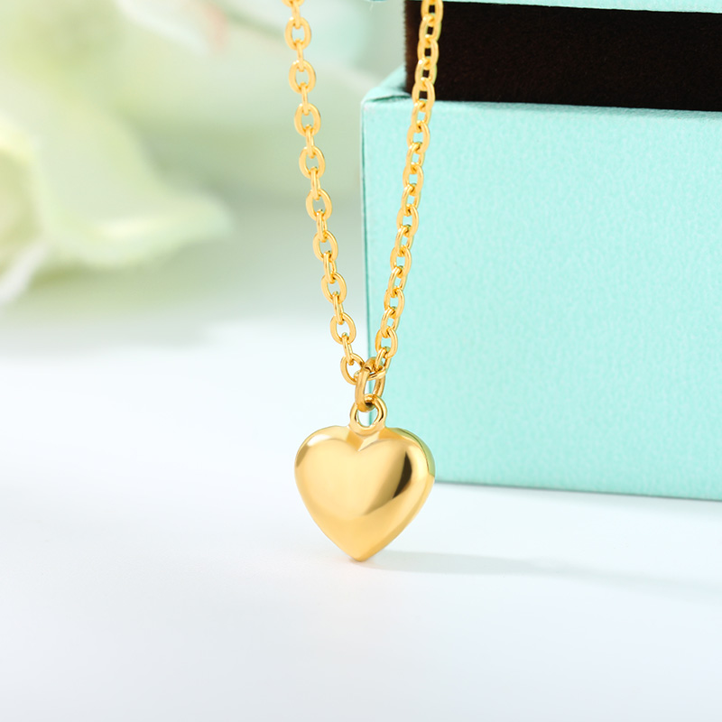 패션 목걸이 2022 여자 스테인레스 스틸 러브 하트  - Heart Locket Necklace Photo 리뷰 및 가격
