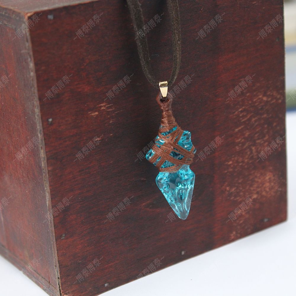 FF14 게임 코스프레 소품, 블루 크리스탈 목걸이,  - Anime Pendant Necklace 리뷰 및 가격