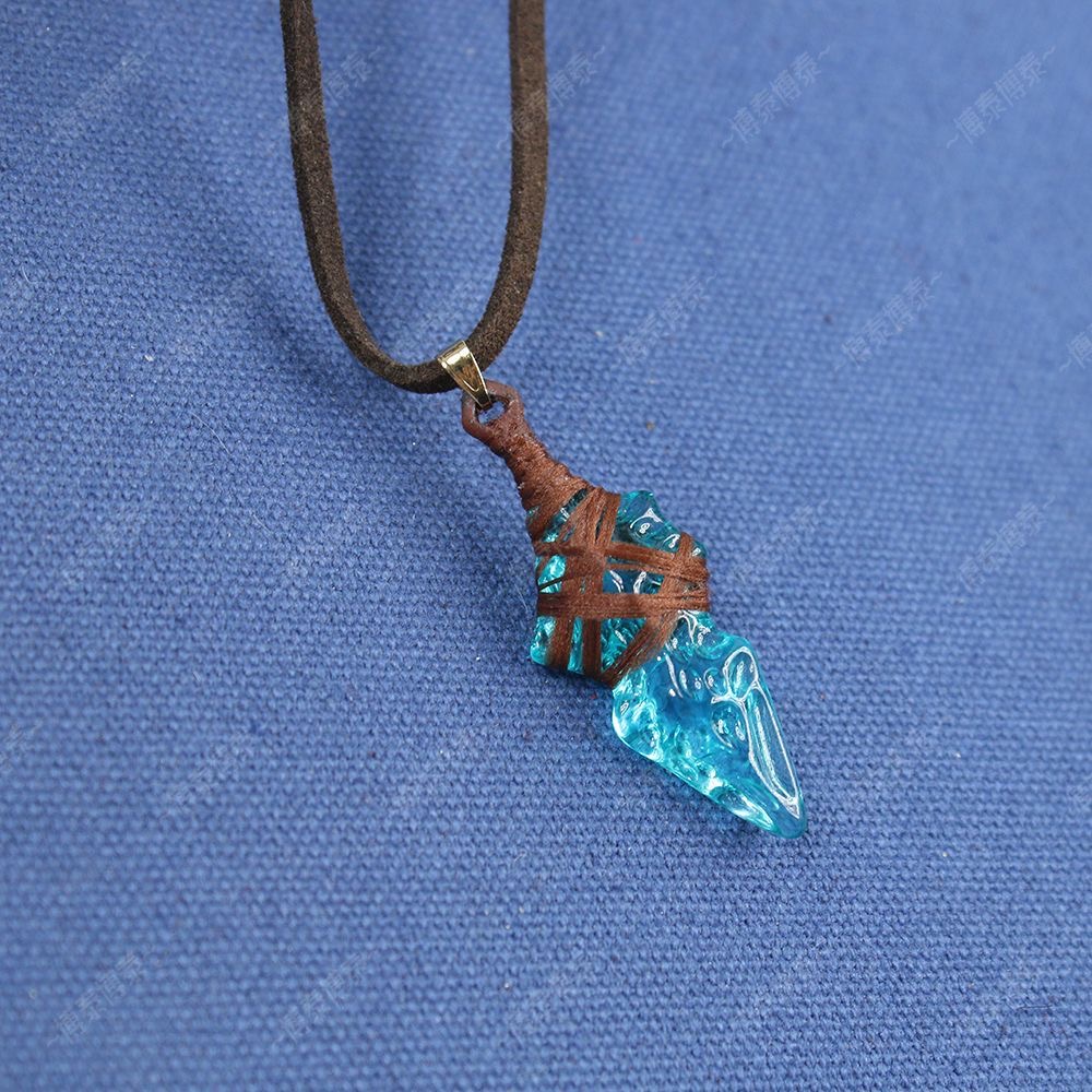 FF14 게임 코스프레 소품, 블루 크리스탈 목걸이,  - Anime Pendant Necklace 리뷰 및 가격